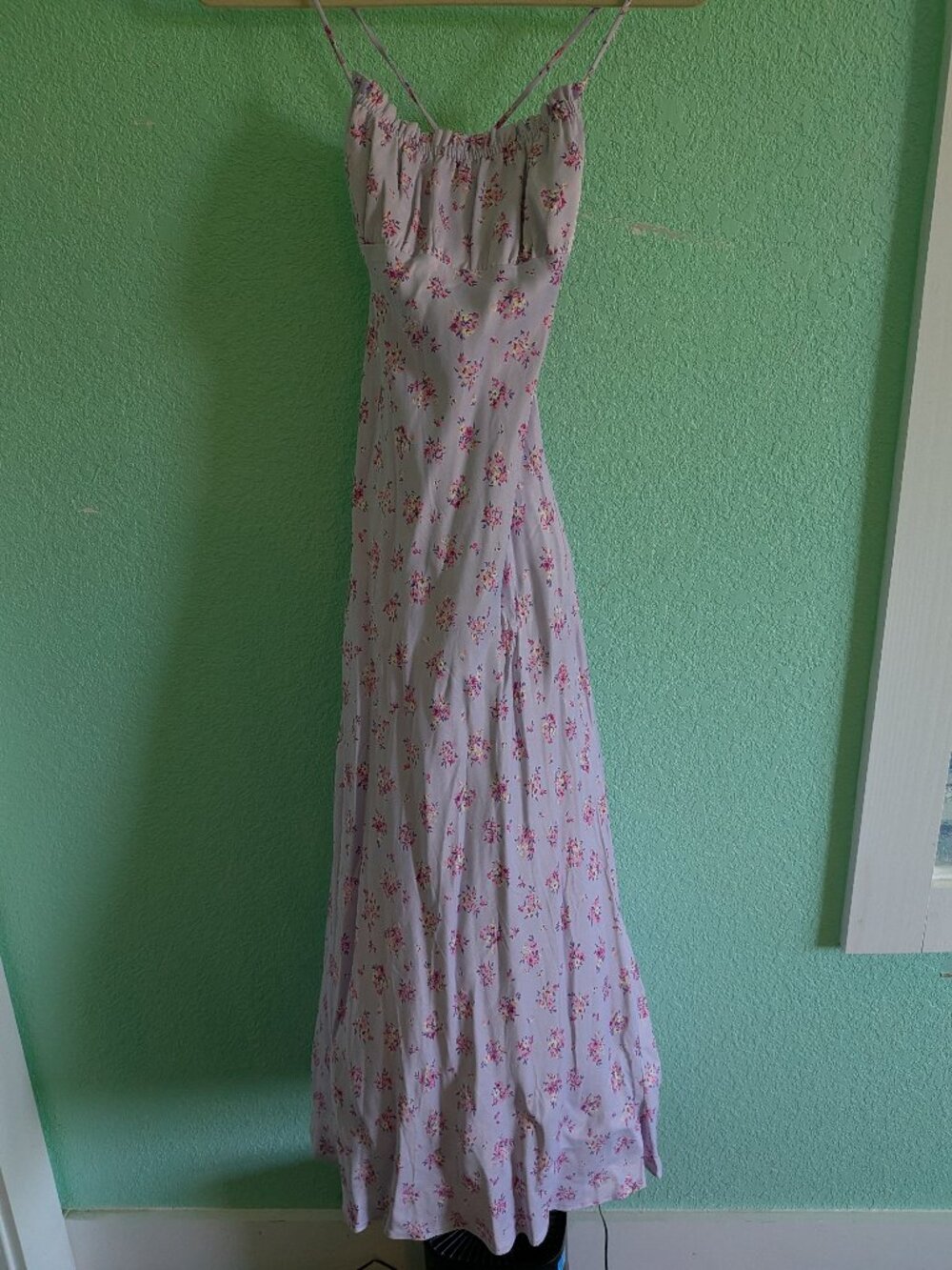 Zara Floral Backless Dress